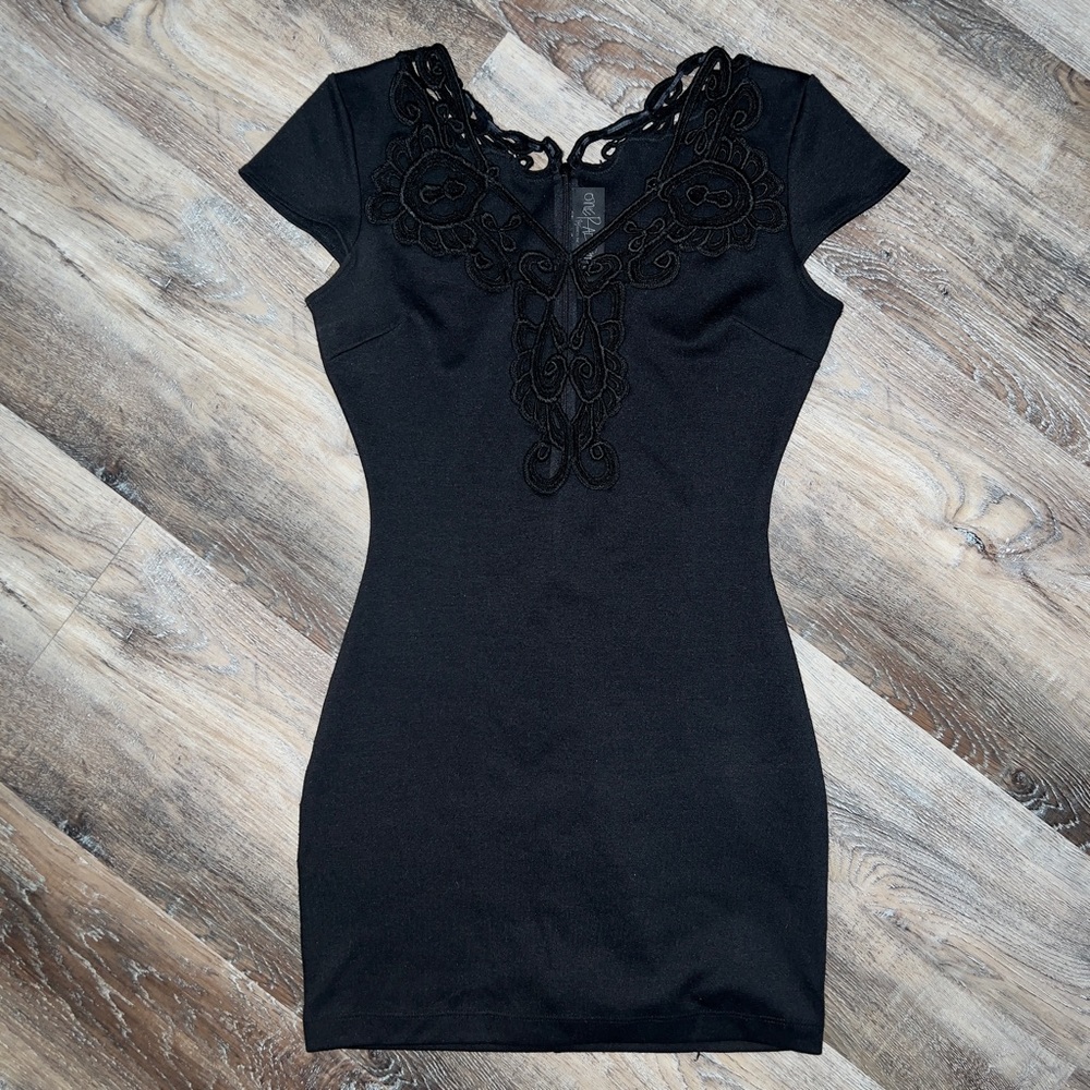 Little Black Mini Dress by Dress the Population Small